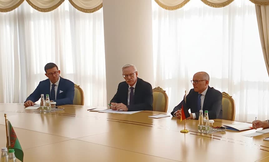 Negotiations were held at the Ministry of Foreign Affairs of Turkmenistan with the delegation of Germany headed by the deputy of the Bundestag