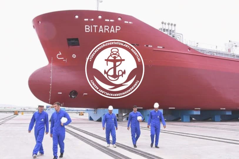 Türkmenistanyň Deňiz söwda floty täze guruljak gämiler barada mälim edýär