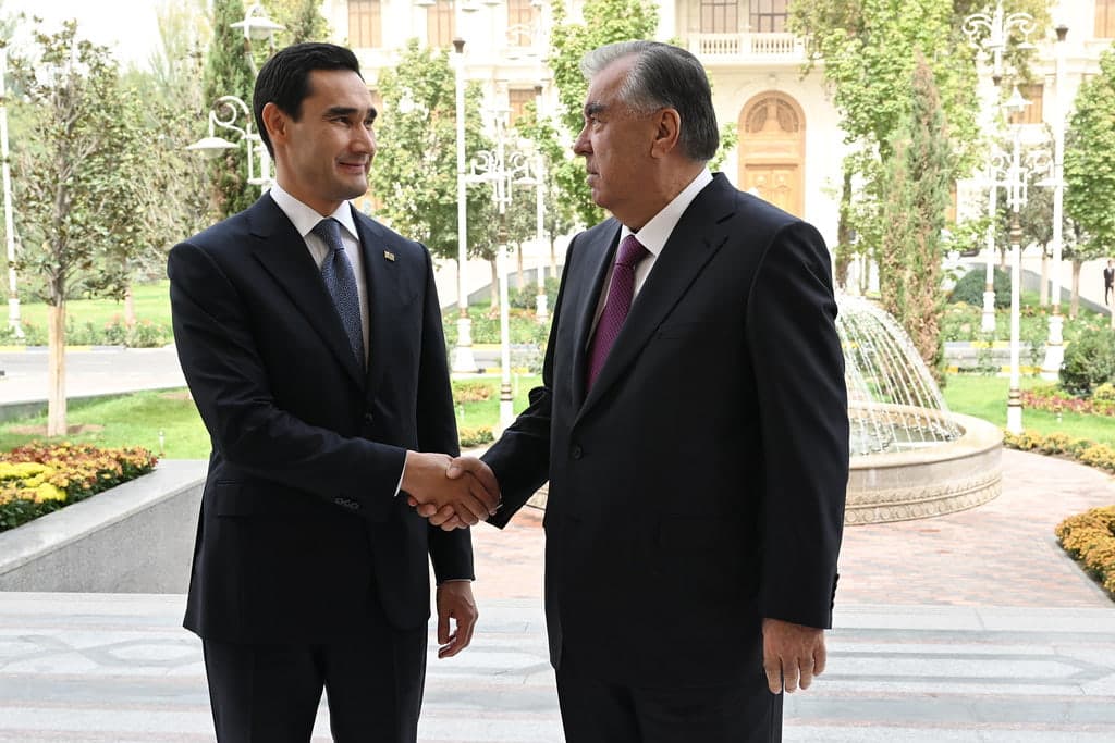 Serdar Berdimuhamedov met with Emomali Rahmon in Dushanbe