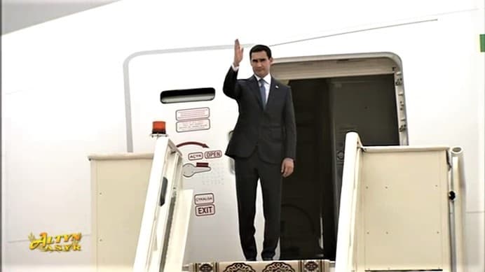 The President of Turkmenistan has left for New York to attend a meeting of the UN General Assembly