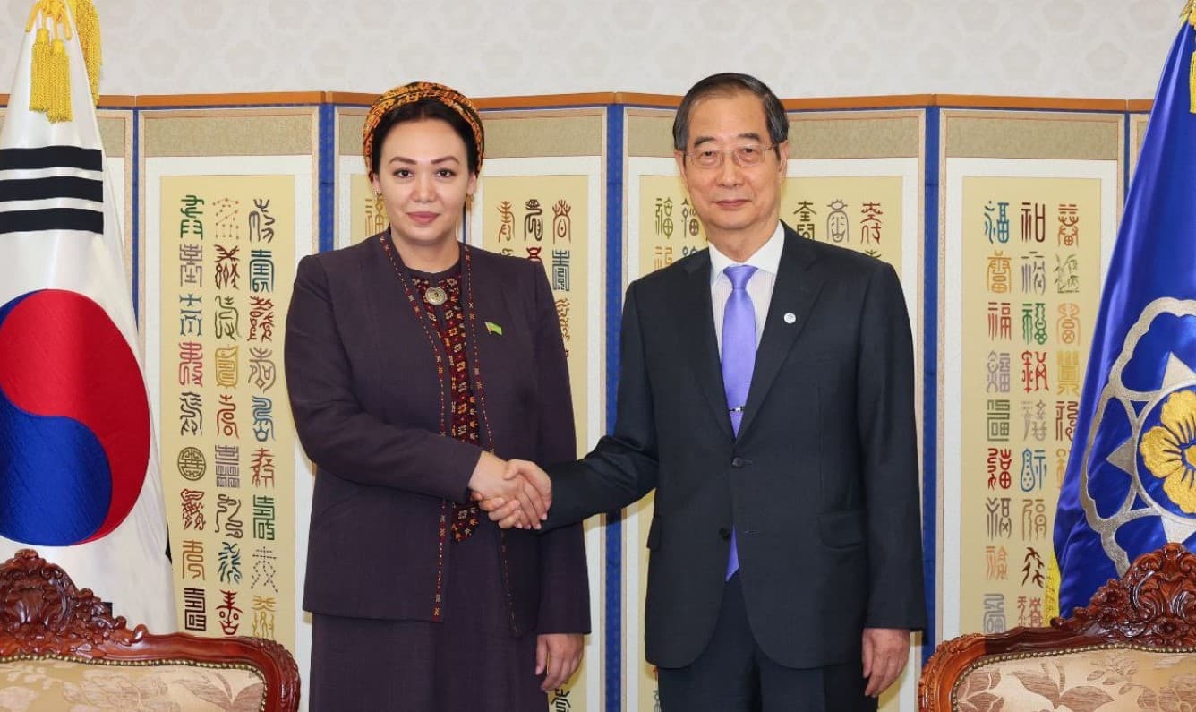 The Speaker of the Turkmen Parliament met with the Prime Minister of the Republic of Korea