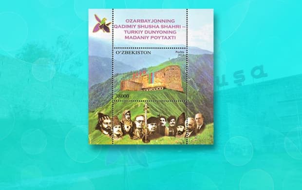 uzbekistan-has-issued-postage-stamp-dedicated-azerbaijani-city-shusha