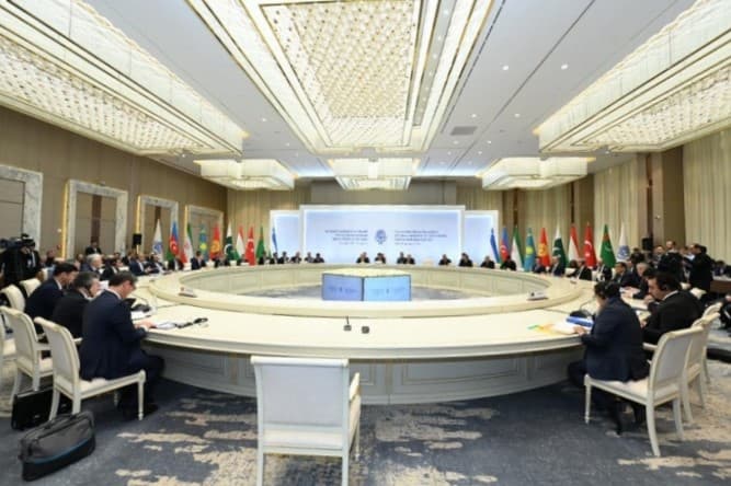 ECO ýurtlarynyň daşary işler ministrleri Şuşada geçiriljek Daşkent sammitiniň gün tertibini ara alyp maslahatlaşarlar