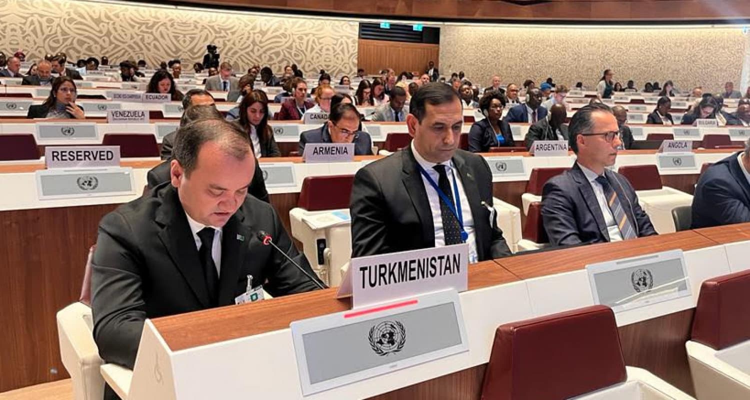 Türkmenistanyň wekiliýeti BMG-nyň BÝKM-niň Ženewadaky bosgunlar sessiýasyna gatnaşýar