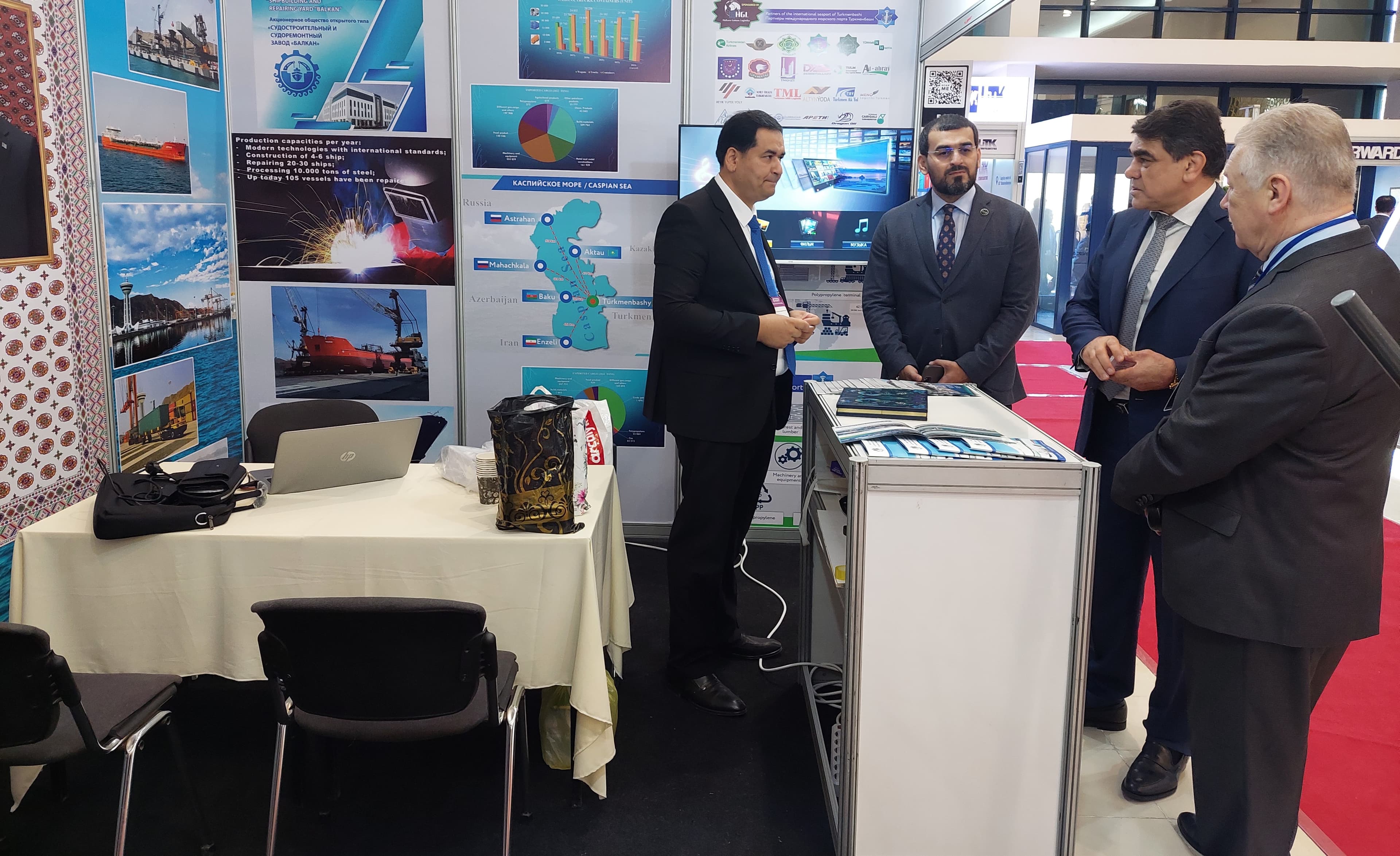 TransLogistica Uzbekistan 2023: Türkmenbaşy porty dünýäniň ulag kompaniýalarynyň ünsüni özüne çekdi