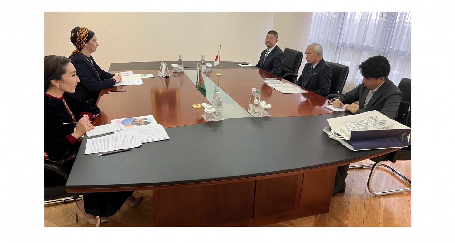 Türkmenistanyň Daşary işler ministrliginde “Nippon” gaznasynyň ýolbaşçylary bilen duşuşyk geçirildi