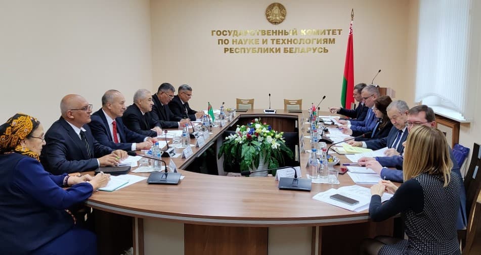 Minskde türkmen-belarus ylmy we tehnologiki hyzmatdaşlygynyň gün tertibi ara alnyp maslahatlaşyldy