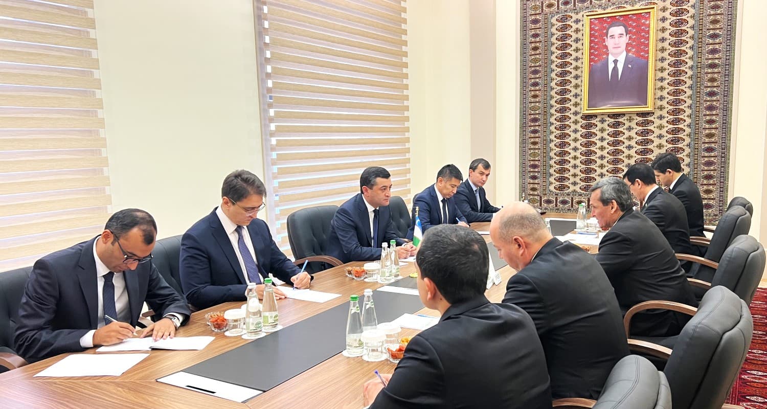Özbegistanyň daşary işler ministri Bahtiýor Saidow iş sapary bilen Aşgabat şäherine geldi