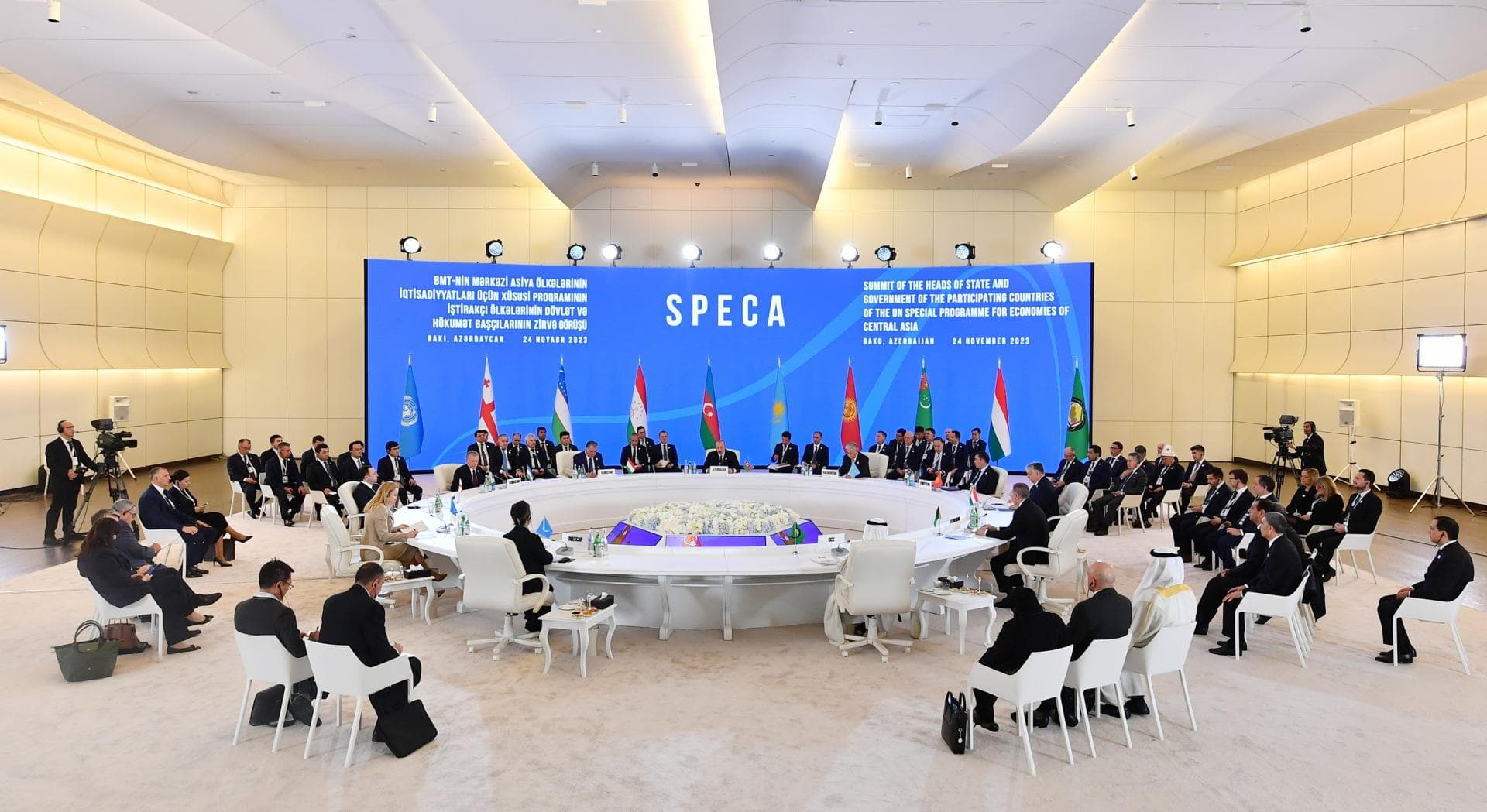 Türkmen wekiliýeti Bakuwda geçirilen SPEKA sammitine gatnaşdy