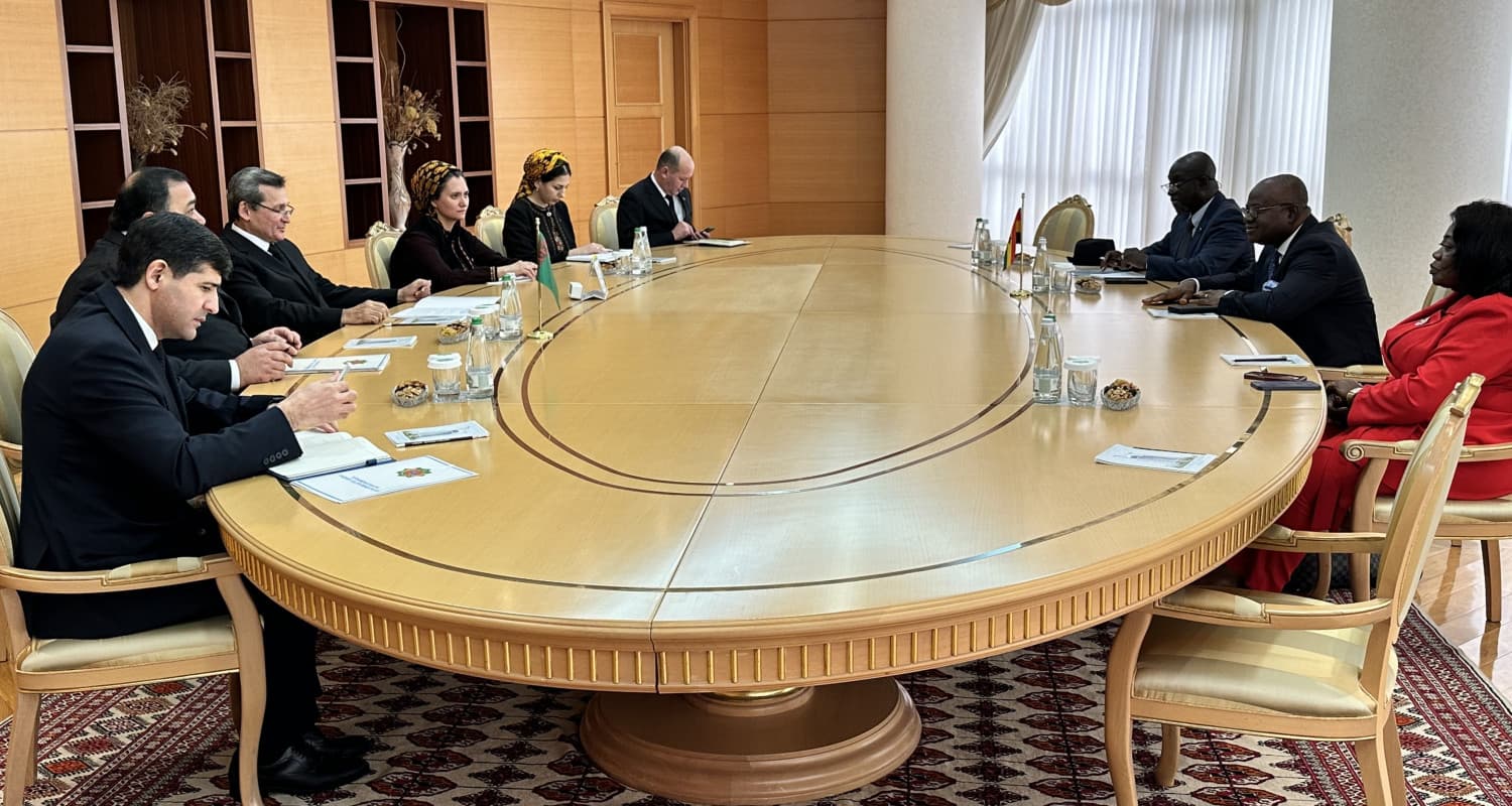 Türkmenistanyň daşary işler ministri Gananyň wekiliýetini kabul etdi