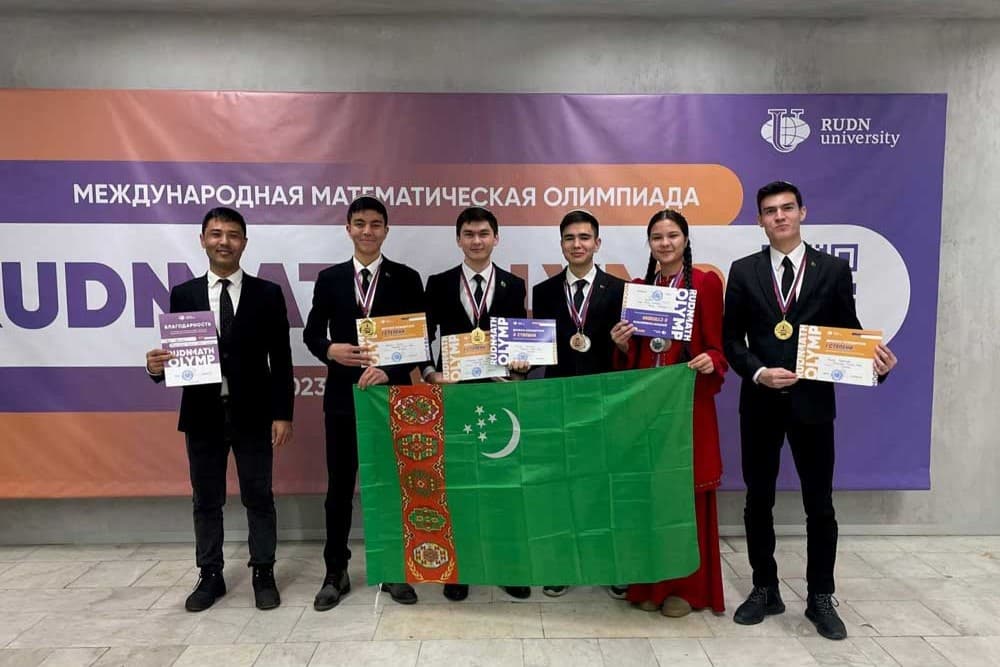 Türkmen talyplary Moskwada geçirilen matematika boýunça halkara olimpiadada 20 medal gazandylar