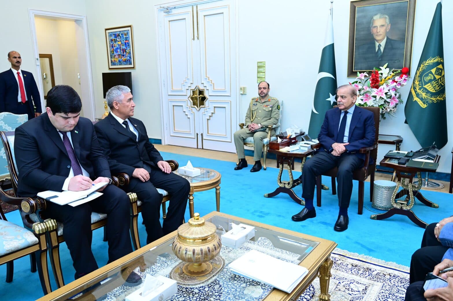 prime-minister-pakistan-called-intensification-dialogue-turkmenistan-high-level