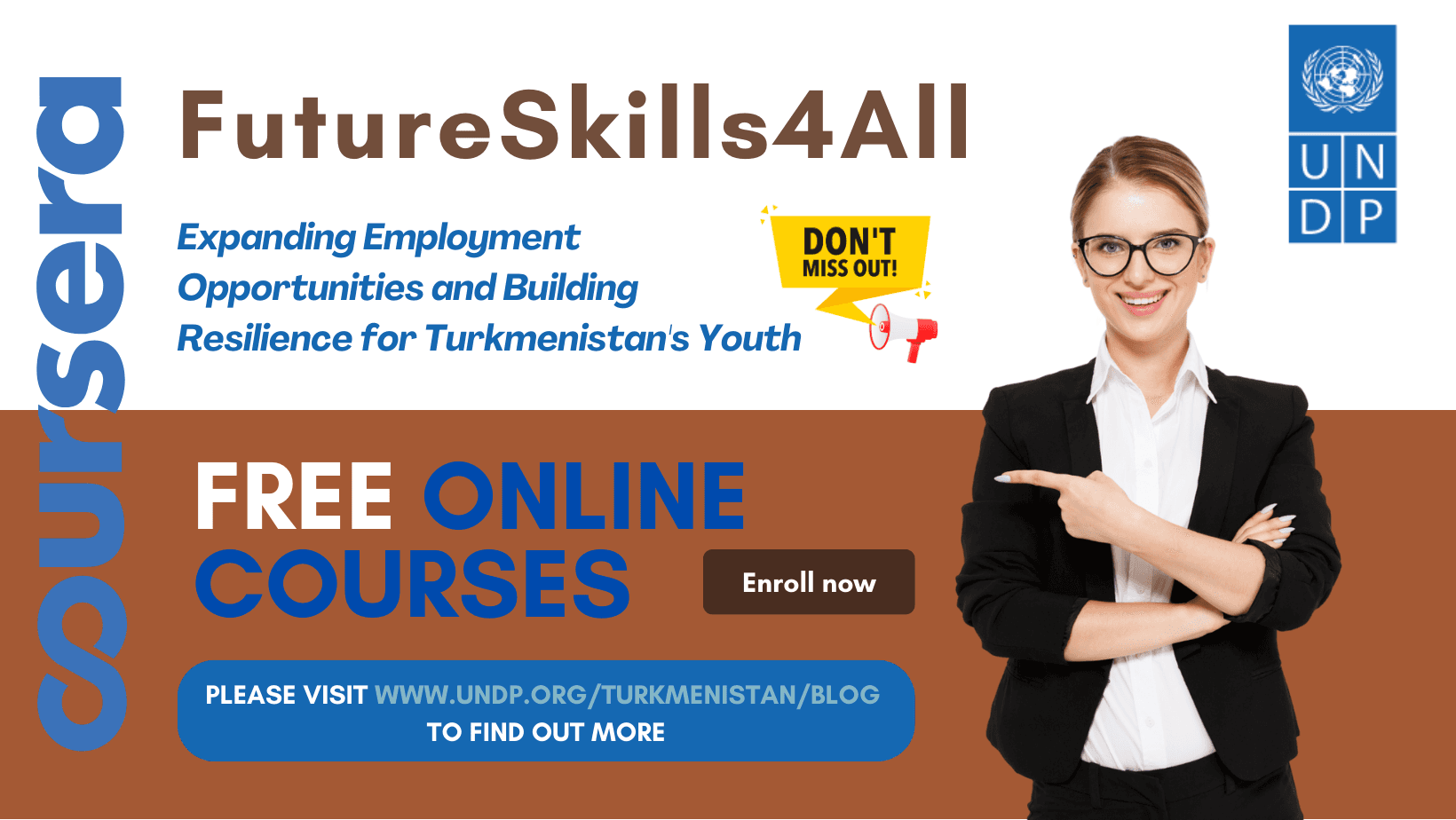 FutureSkills4All: Расширение возможностей молодежи Туркменистана для трудоустройства и повышения устойчивости