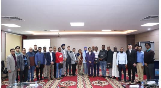 A teacher from Turkmenistan participated in an advanced training course in India