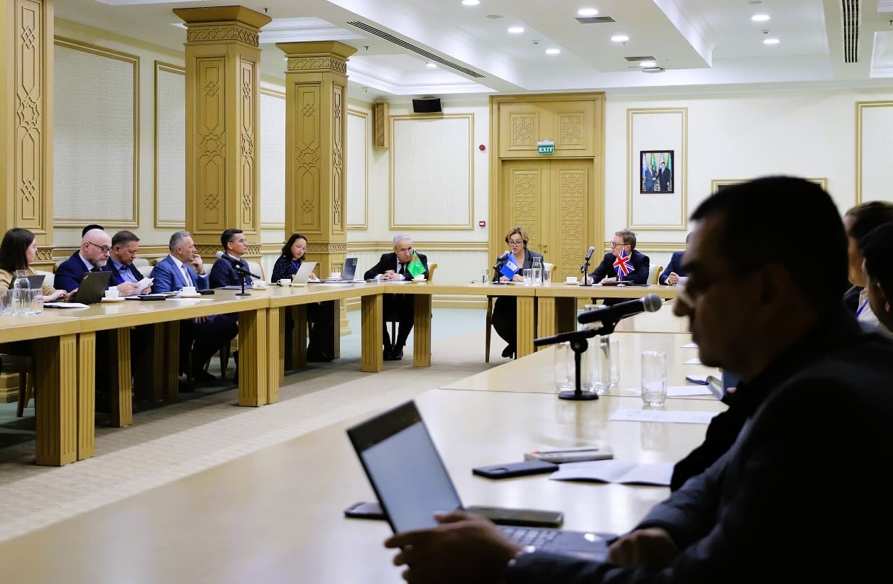 undp-and-british-embassy-turkmenistan-co-hosted-eighth-coordination-meeting-development-partners-climate-group-5-february-un-building-ashgabat-aiming-accelerate-turkmenistans-p