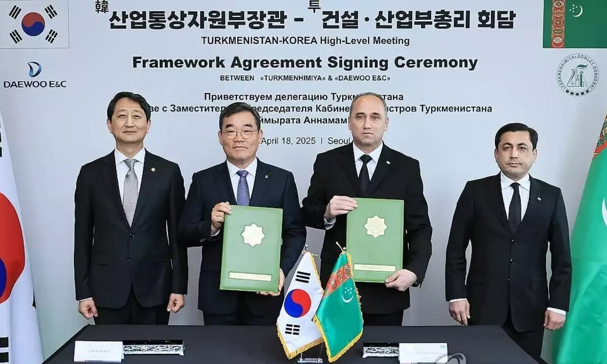 turkmenhimiya-and-daewoo-ec-sign-framework-agreement-plant-project-turkmenabat