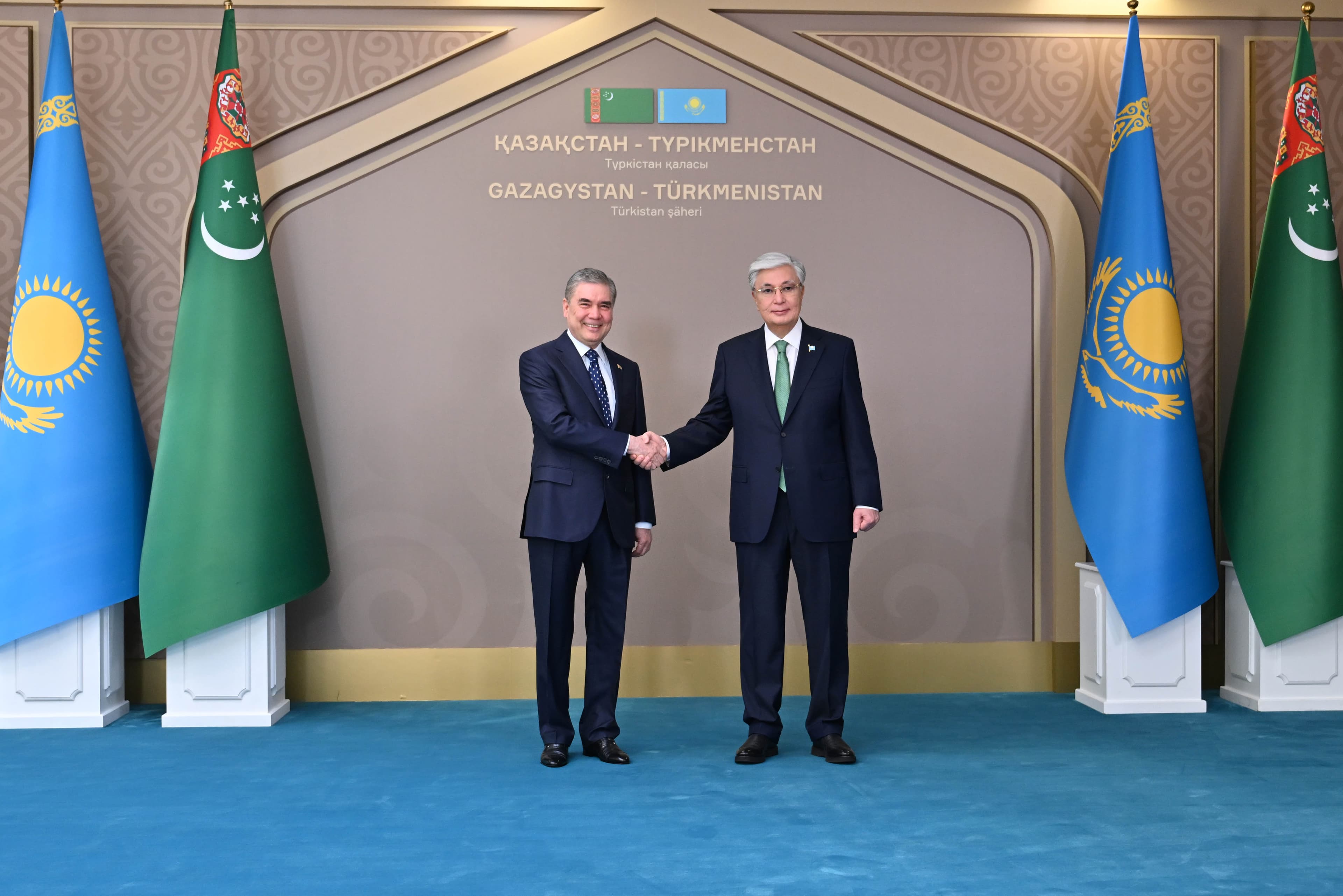 chairman-khalk-maslakhaty-turkmenistan-and-president-kazakhstan-held-informal-meeting