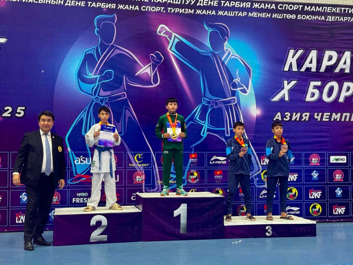 Turkmen karatekas secure 26 medals in Bishkek