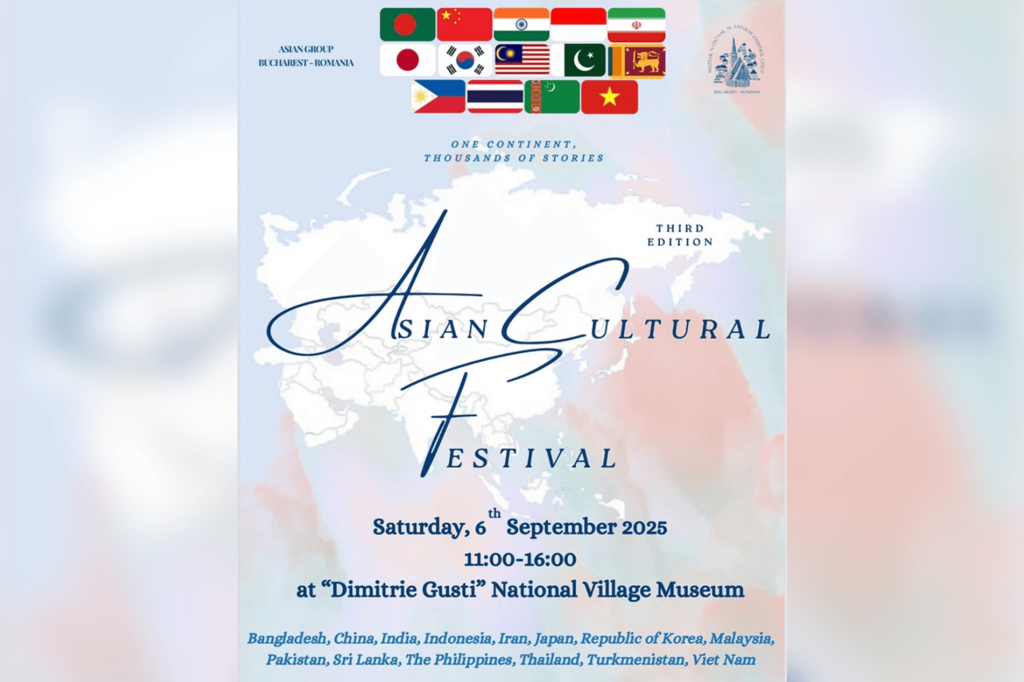 Turkmenistan’s Heritage Will Resonate on the Stage of the 3rd Asian Cultural Festival in Bucharest