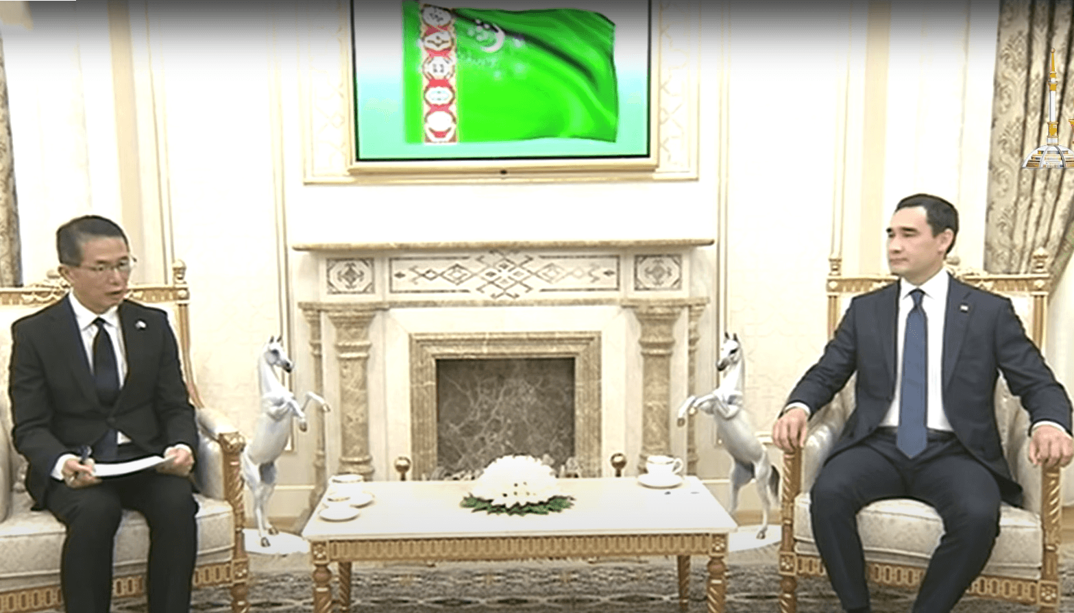 President of Turkmenistan Meets Head of Japanese Company Toyo Engineering Corporation