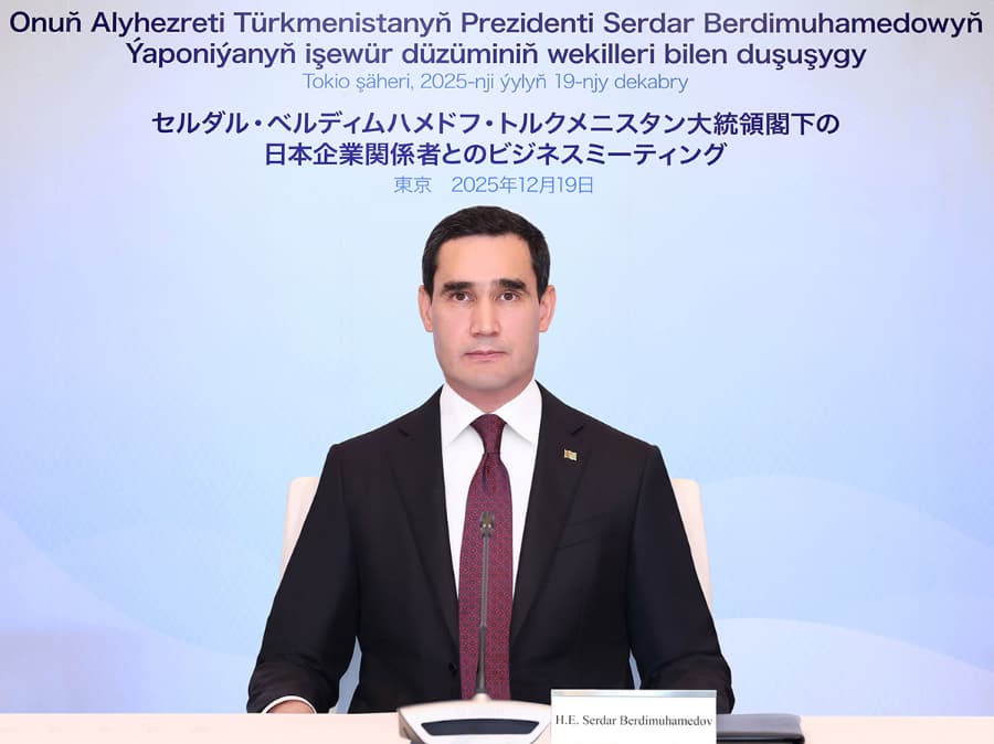 sirkulyar-ykdysadyyete-tarap-turkmenistanyn-prezidentinin-yaponiyanyn-isewurlerinin-onunde-maksatnamalayyn-cykysy