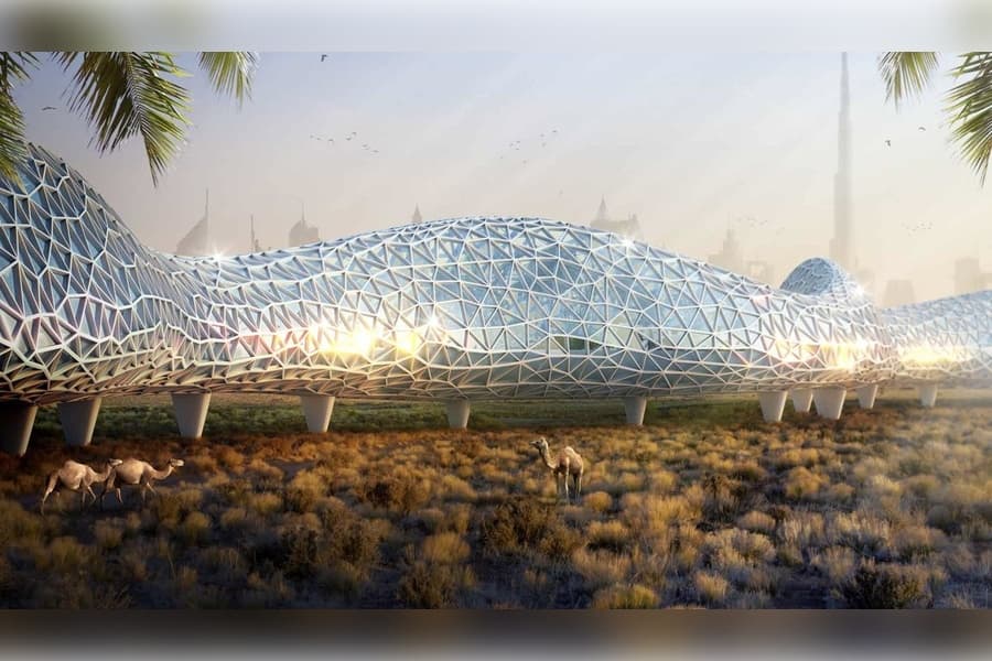 dubai-unveils-loop-project-93-kilometer-covered-highway-heat-free-walks