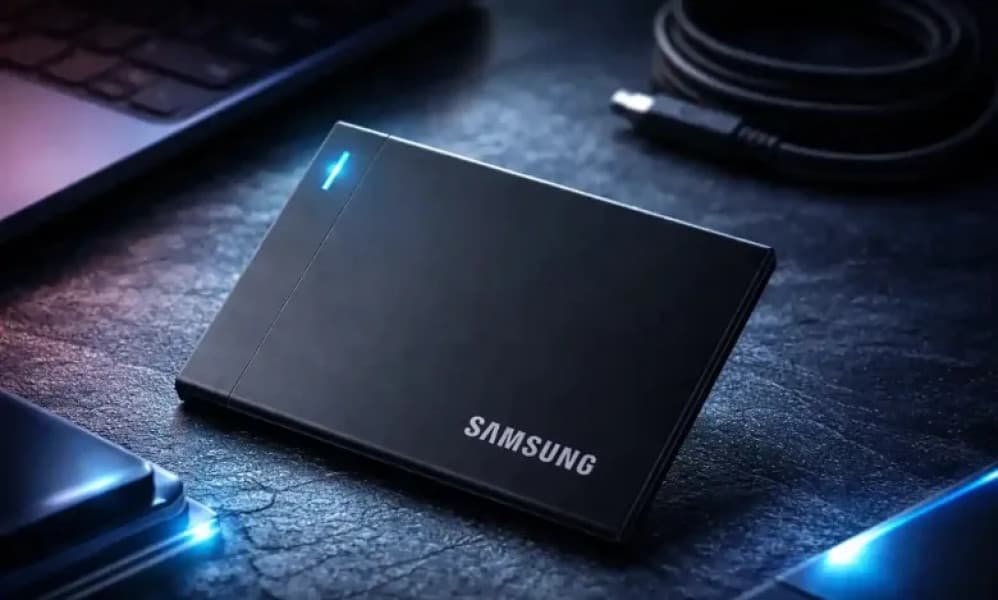Samsung USB4 interfeýsli 8 TB göwrümli Portable SSD P9 portatiw saklaýjyny tanyşdyrdy