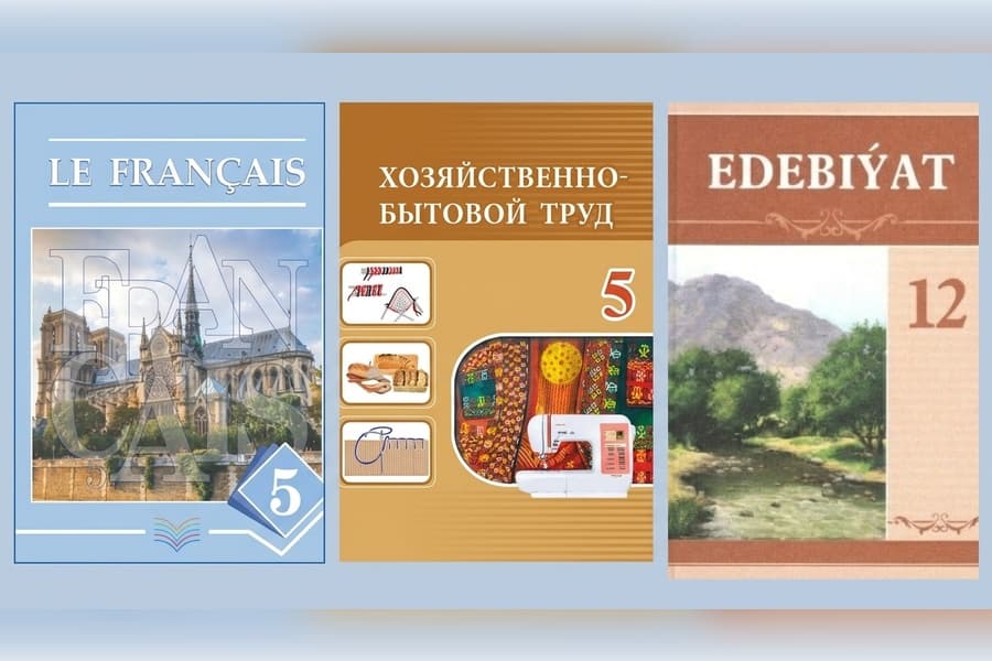 New textbooks on French, Literature, and Labor were published in Turkmenistan