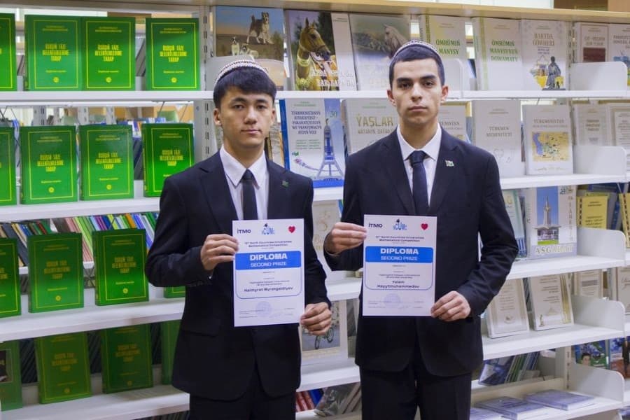 Turkmen students won silver at Mathematics Competition in Saint Petersburg