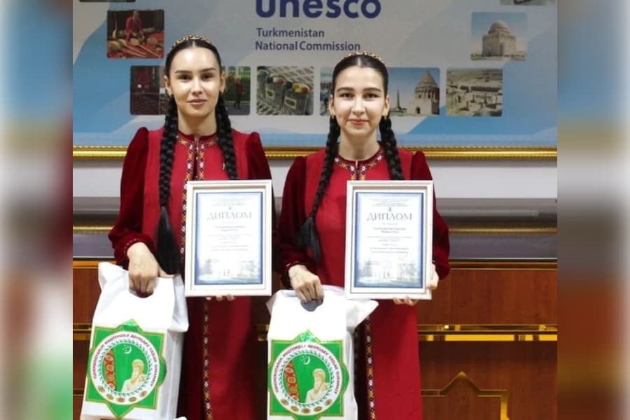 Turkmen students won prize places at an international ecology olympiad