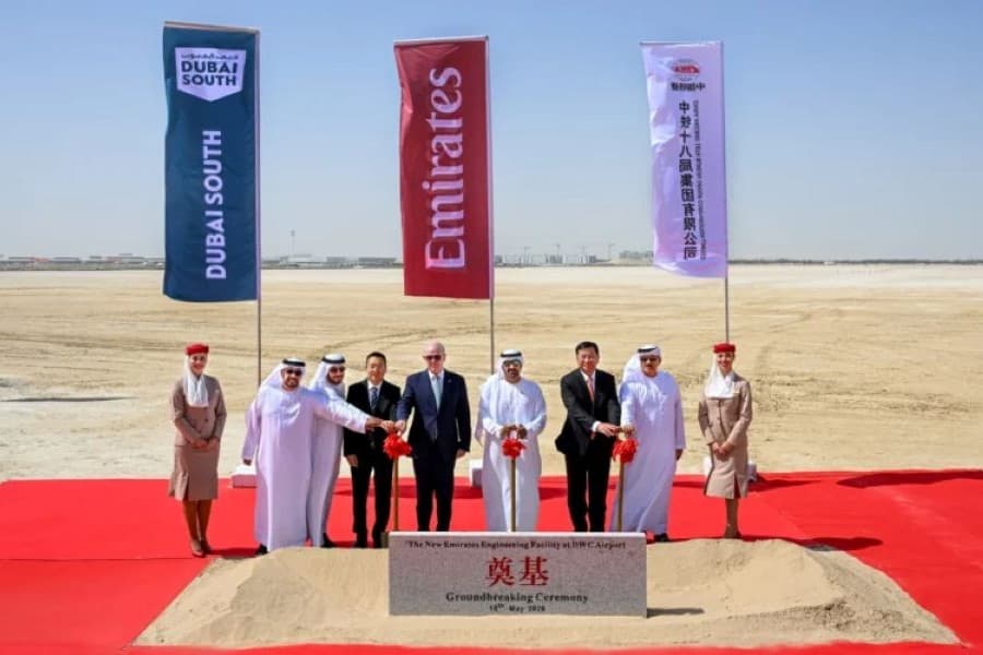 Emirates 5,1 milliard dollarlyk dünýäniň iň uly inženerçilik toplumyny gurýar