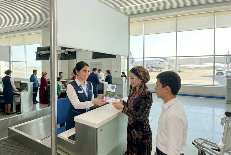 The Belarusian airline Belavia has opened ticket sales for direct regular flights between Minsk and Turkmenbashi until March 24