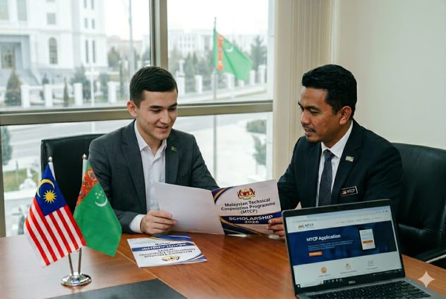 The Embassy of Malaysia in Turkmenistan has announced the start of applications for the Malaysian Technical Cooperation Programme (MTCP) Scholarship for the 2026 academic year
