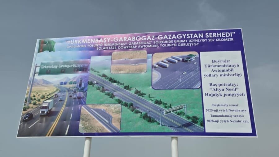 Turkmenistan is building a new highway to the Kazakhstan border: what is known about the project