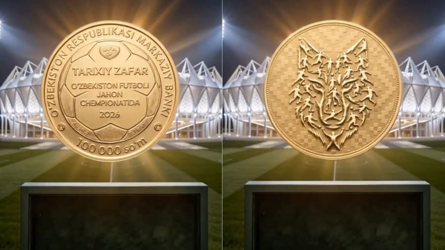 Uzbekistan’s Central Bank Will Issue Commemorative Coins Honoring the National Team’s Qualification for the 2026 FIFA World Cup