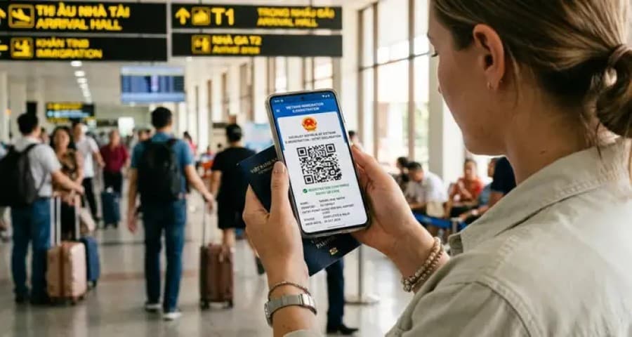 Wýetnama girmek üçin Türkmenistanyň raýatlaryndan indi hökmany ýagdaýda QR-belgi talap edilýär