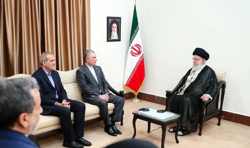 Chairman of the Halk Maslahaty of Turkmenistan met with the Supreme Spiritual Leader of Iran