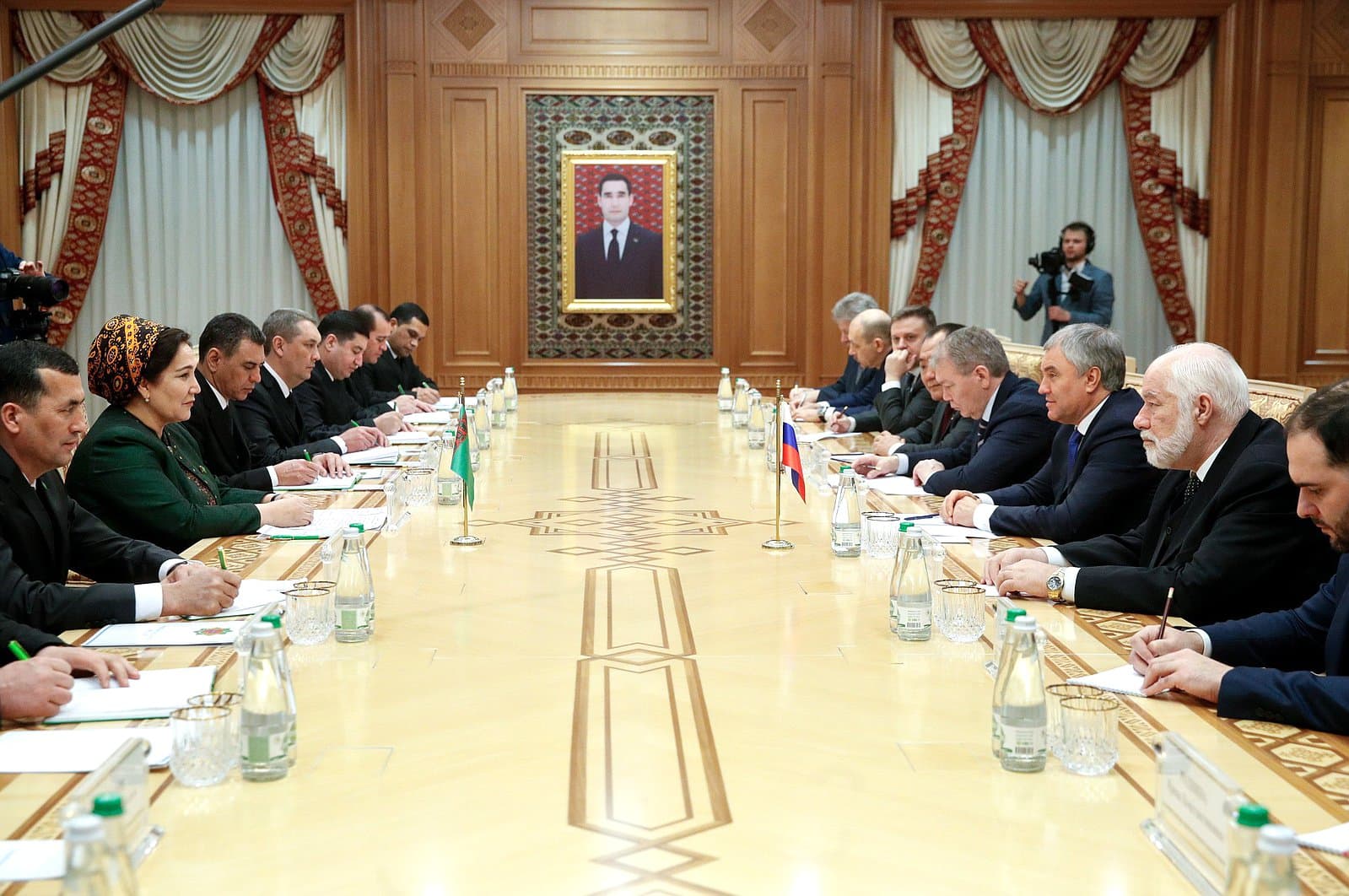 Chairwoman of Mejlis of Turkmenistan and Chairman of the State Duma of the Federal Assembly of the Russian Federation had a meeting in the capital city