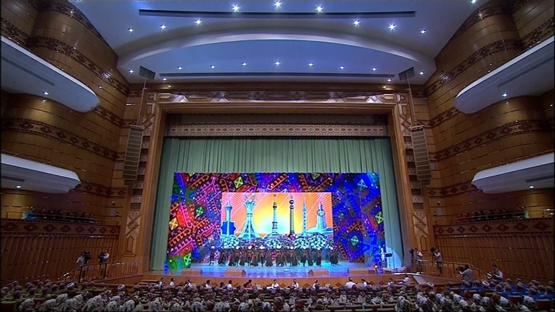 Concert with the participation of masters of culture and arts on the occasion of the successful joint meeting of the Milli Gengesh of Turkmenistan