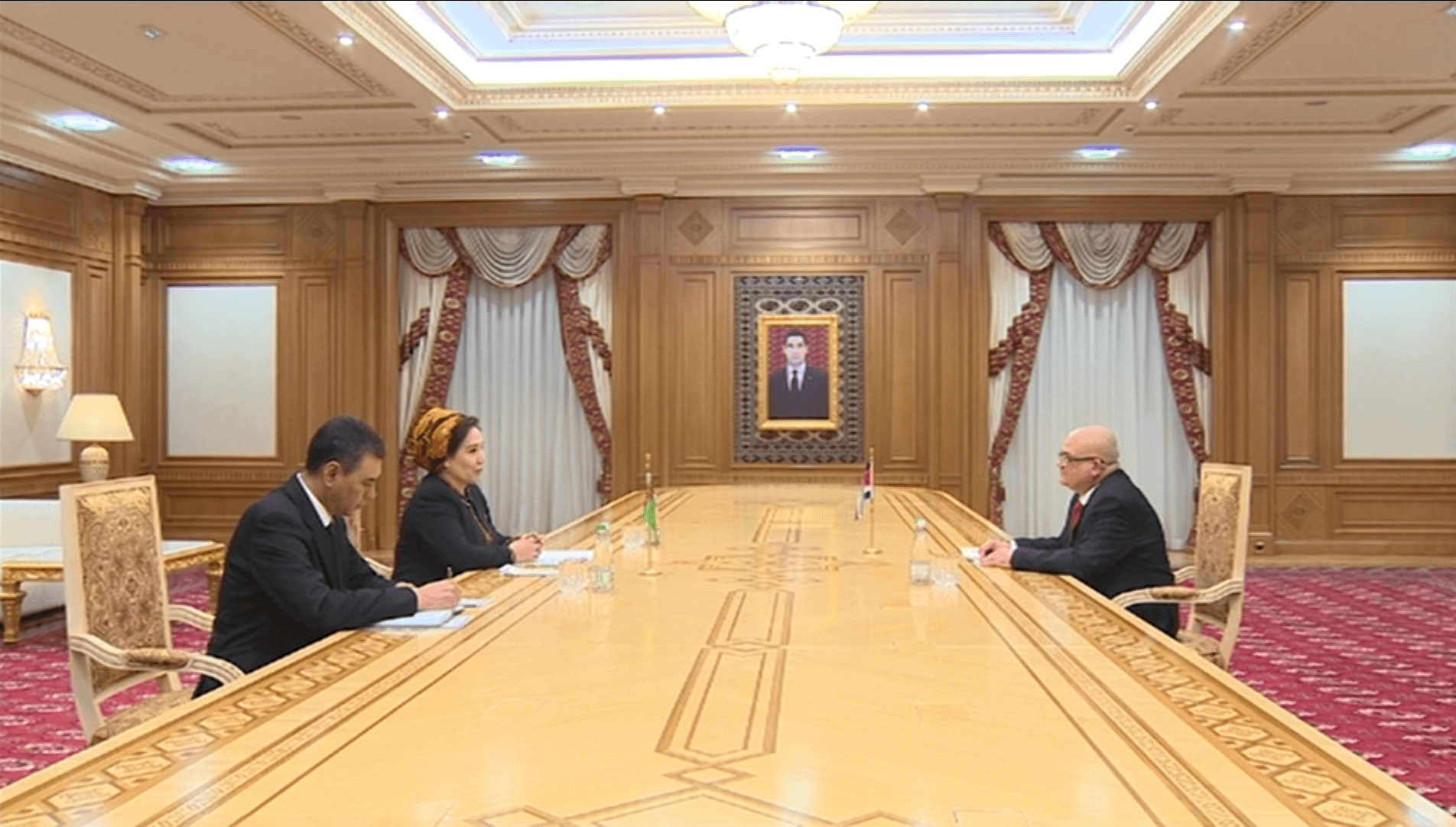 The Chairman of the Mejlis received credentials from the Ambassador Extraordinary and Plenipotentiary of the Republic of Cuba to Turkmenistan