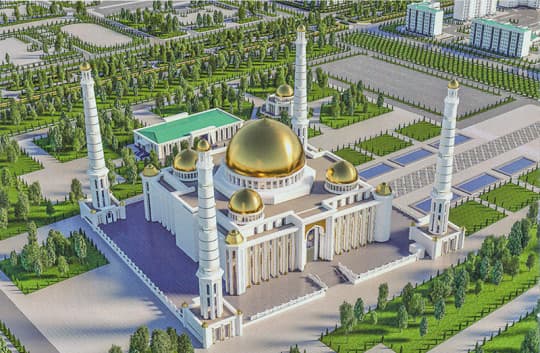 Foundation laid for the Main Mosque of Akhal velayat