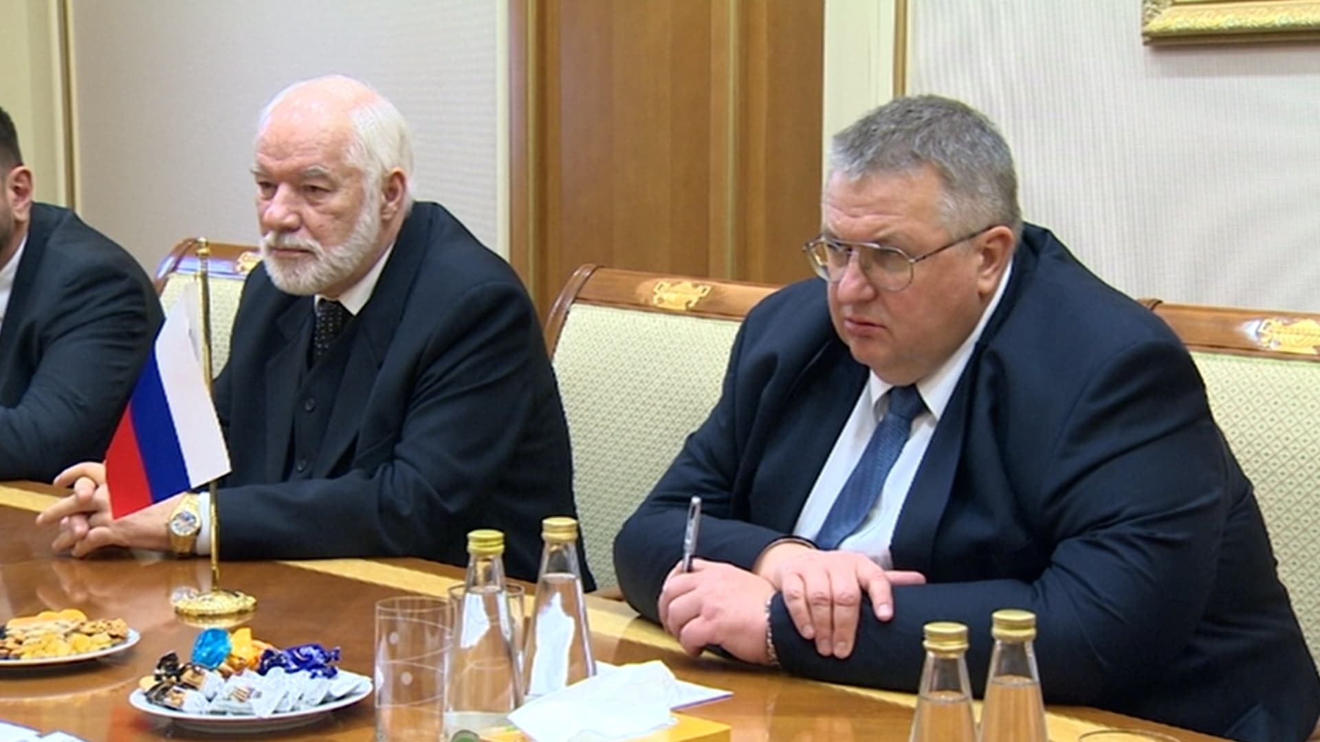 Deputy Prime Minister of the Russian Federation Overchuk held a meeting with Meredov and Geldimyradov, Deputy Prime Ministers of the country.