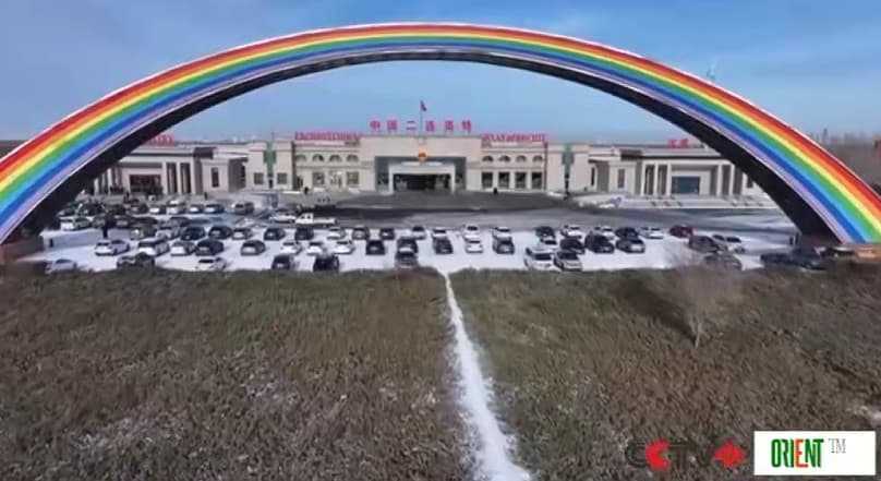 China-Mongolia border port handles record number of international travelers