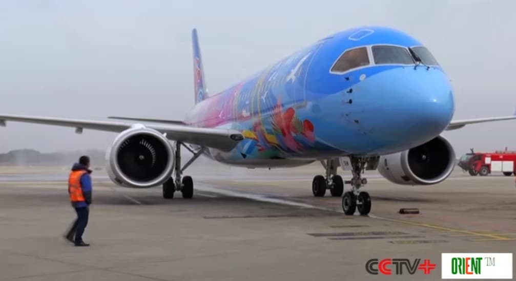 China’s homegrown C919 aircraft serves new domestic air route