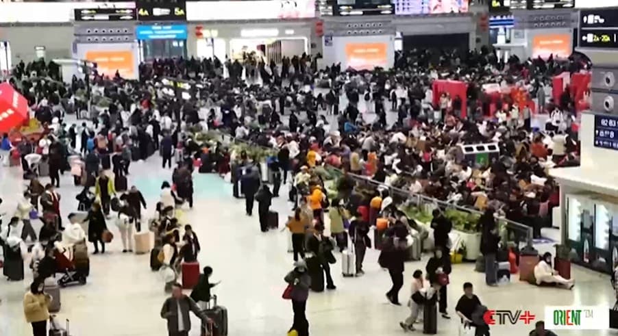 13.85 mln rail trips expected across China on Day 10 of Spring Festival travel rush