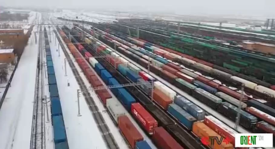 China's major rail hub in Xinjiang handles its 1,000th train for 2026