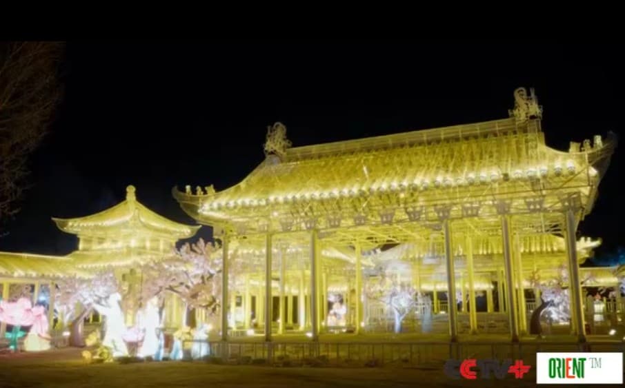 Beijing's Yuanmingyuan Lantern Show draws crowds of visitors