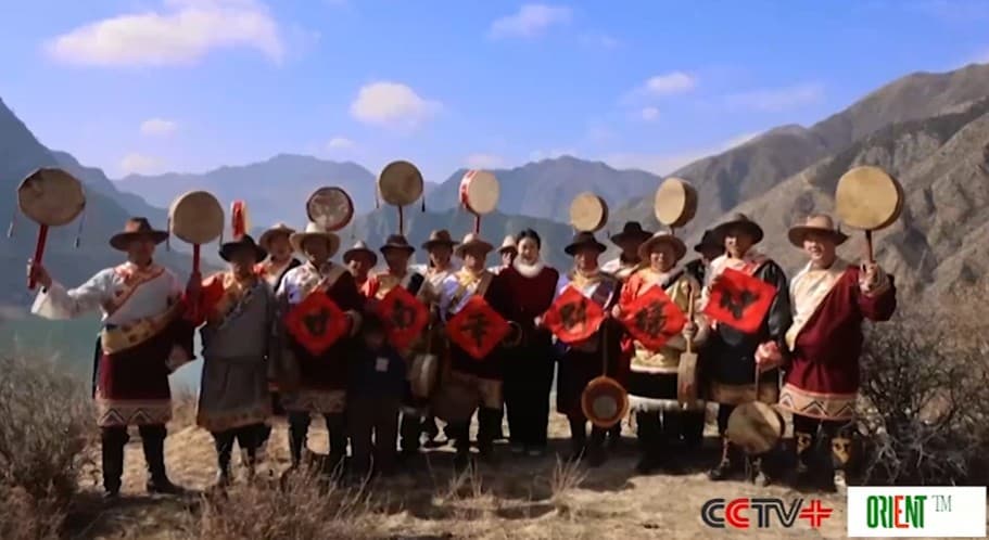 Tibet halky Täze ýyly medeni çykyşlar bilen belleýär