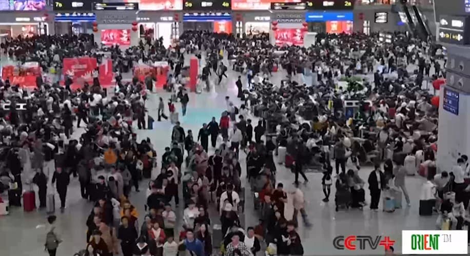 Over 370 mln inter-regional passenger trips handled on Day 21 of Spring Festival travel rush