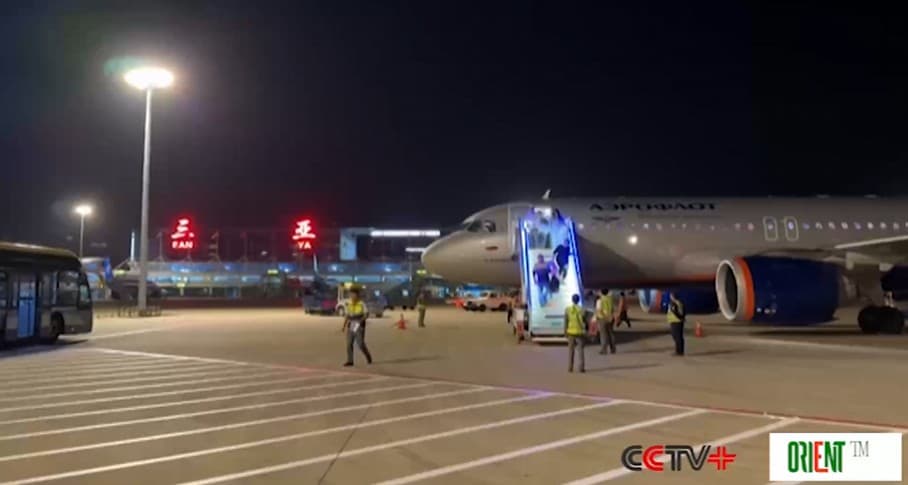 New passenger flight route launched between Sanya in south China, Irkutsk in Russia's Siberia